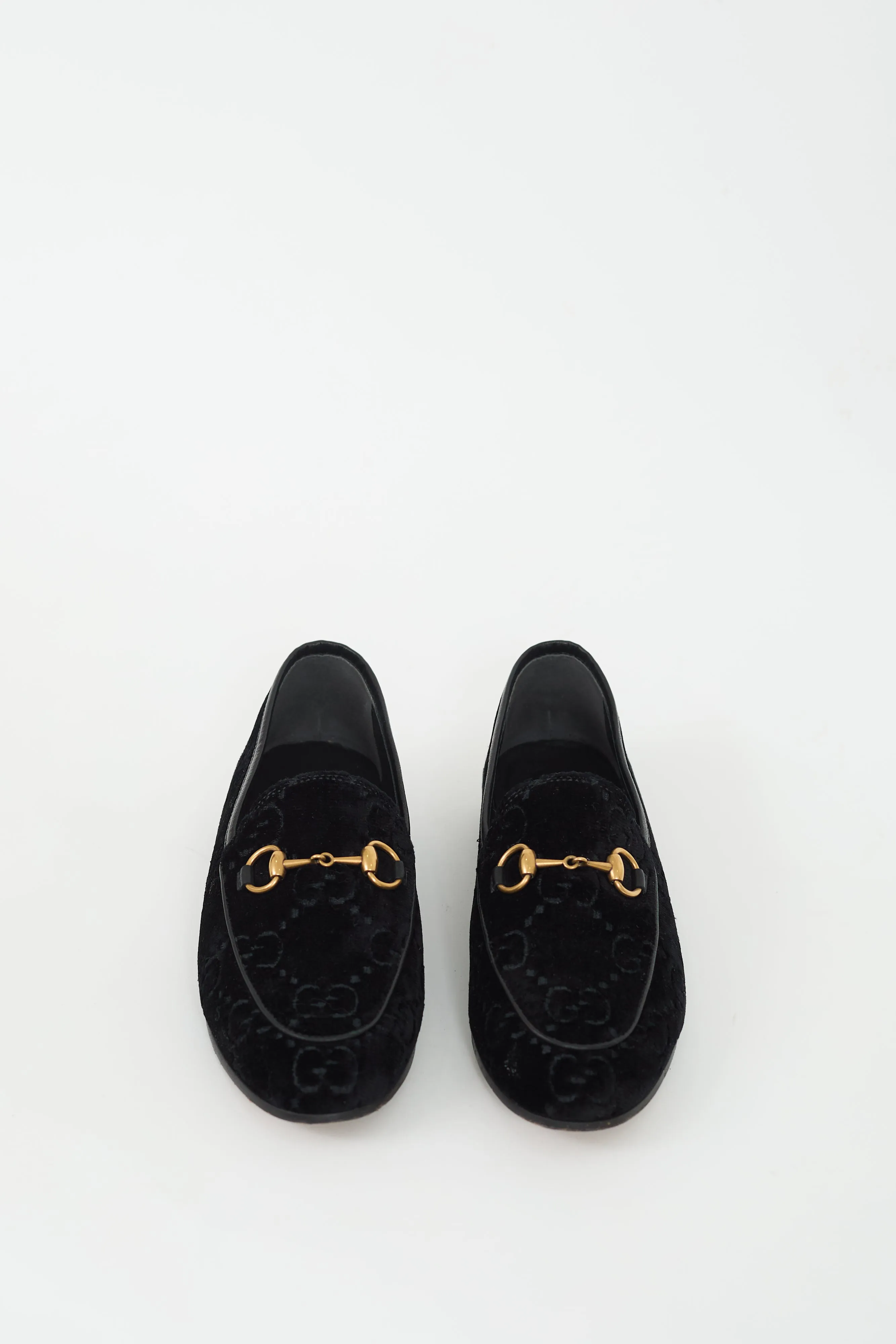 Black Monogram Velvet Jordaan Loafer