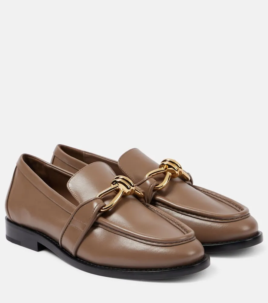 Bottega Veneta Astaire Knot leather loafers