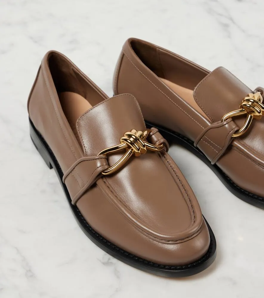 Bottega Veneta Astaire Knot leather loafers