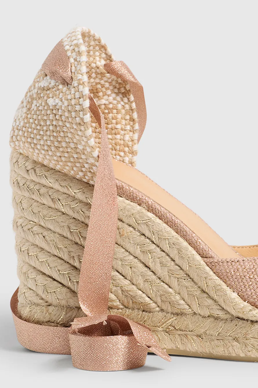 Carina Espadrilles Pink Gold