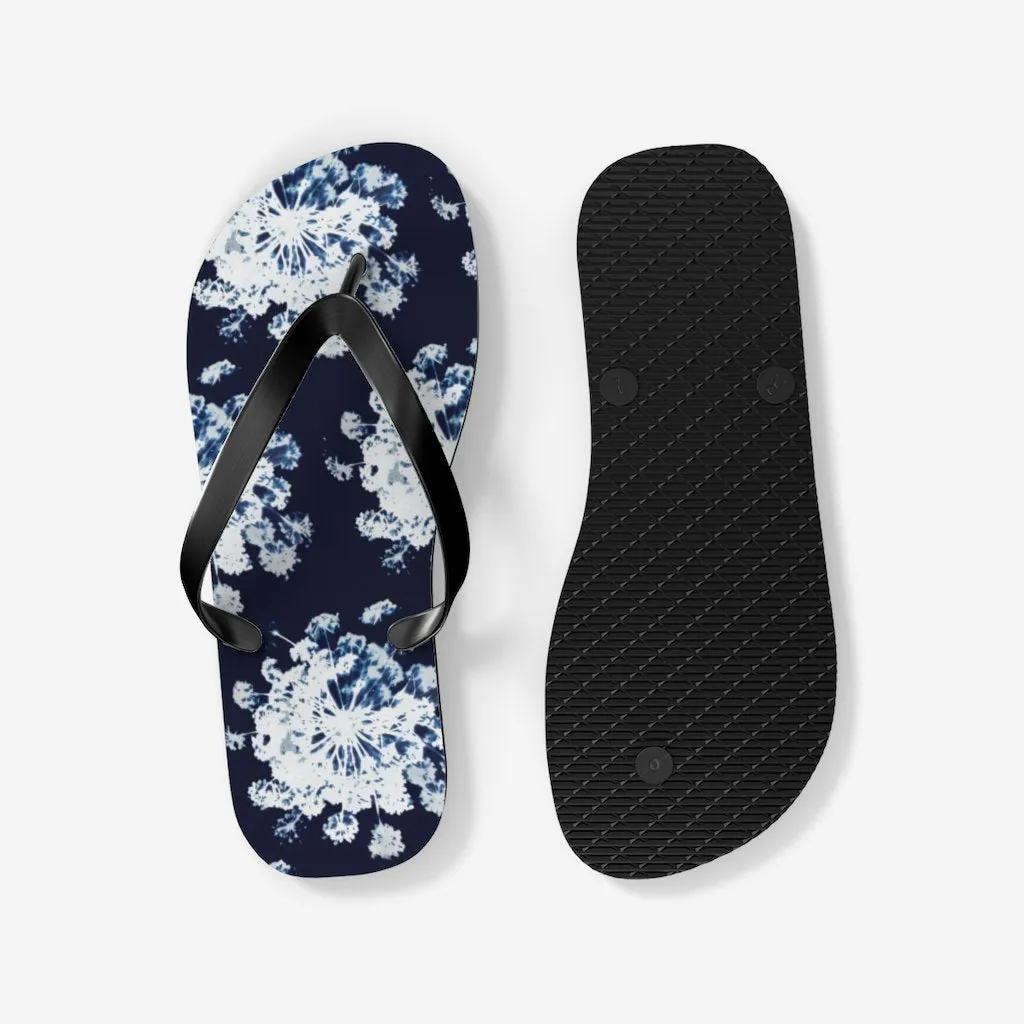 Carrot Flower Flow Flip Flops