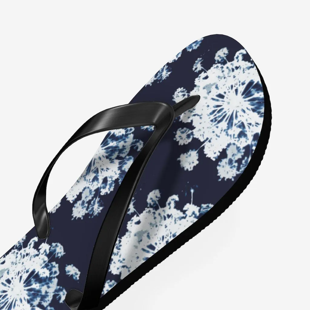 Carrot Flower Flow Flip Flops