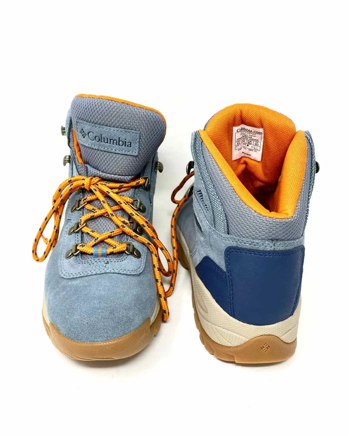 Columbia Women's Steel Blue Hiking Suede Size 8.5 Boots