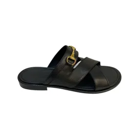 Crisscross Slip-On Sandals