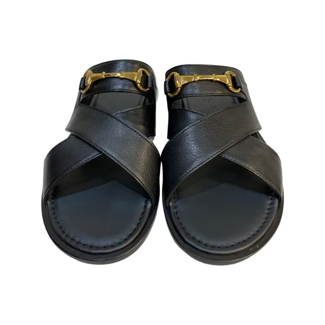 Crisscross Slip-On Sandals