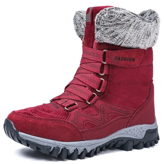 Cuzcare Orthopedic Women Boots Arch Support Warm NonSlip High Top Boots