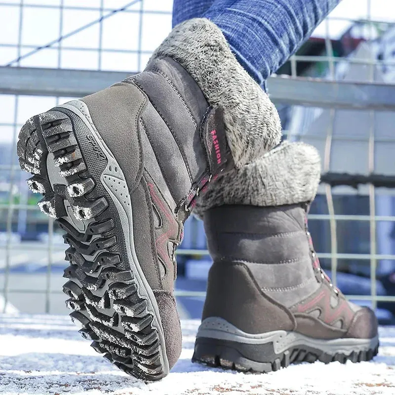 Cuzcare Orthopedic Women Boots Arch Support Warm NonSlip High Top Boots