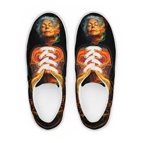 Divine Glow Women’s lace-up canvas shoes