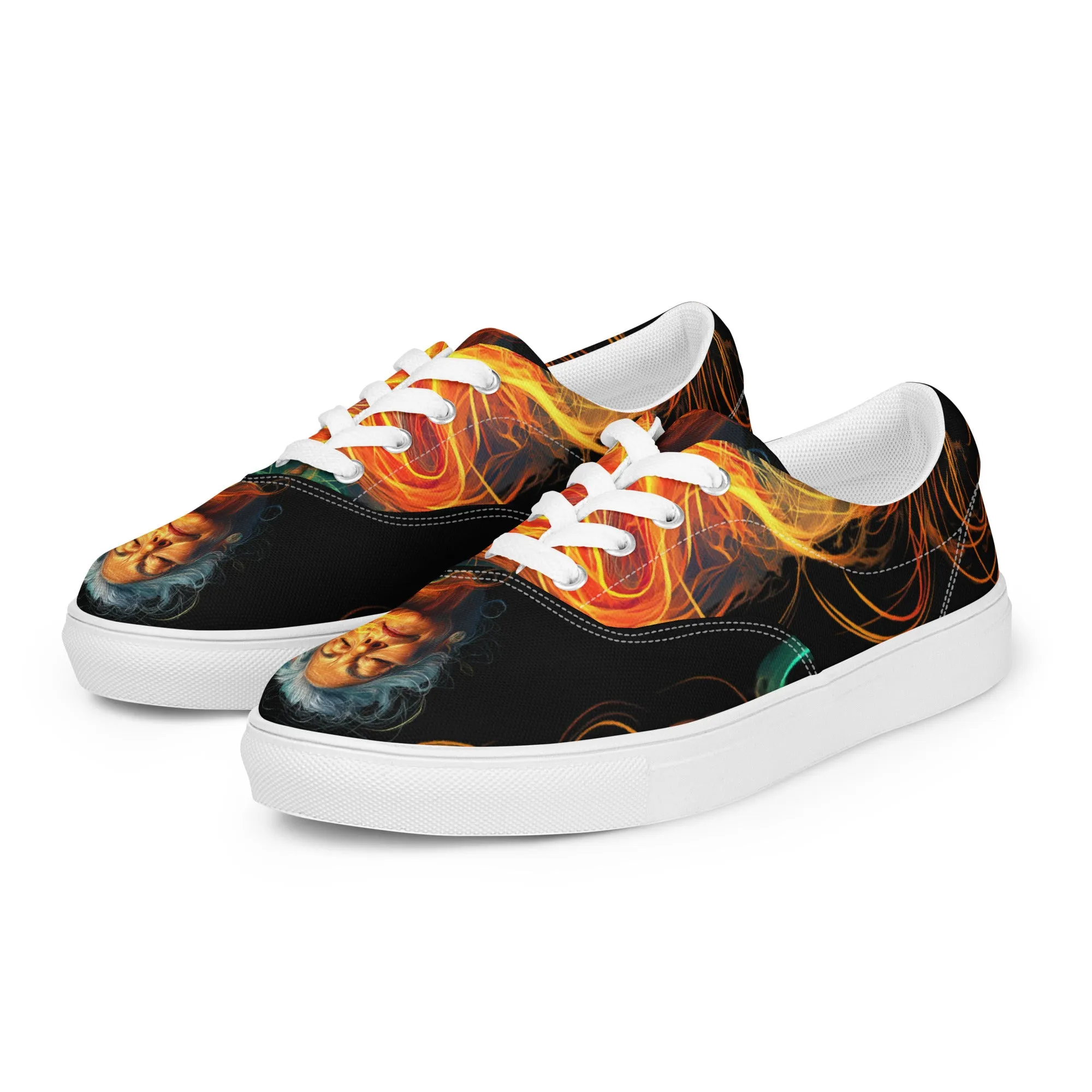 Divine Glow Women’s lace-up canvas shoes