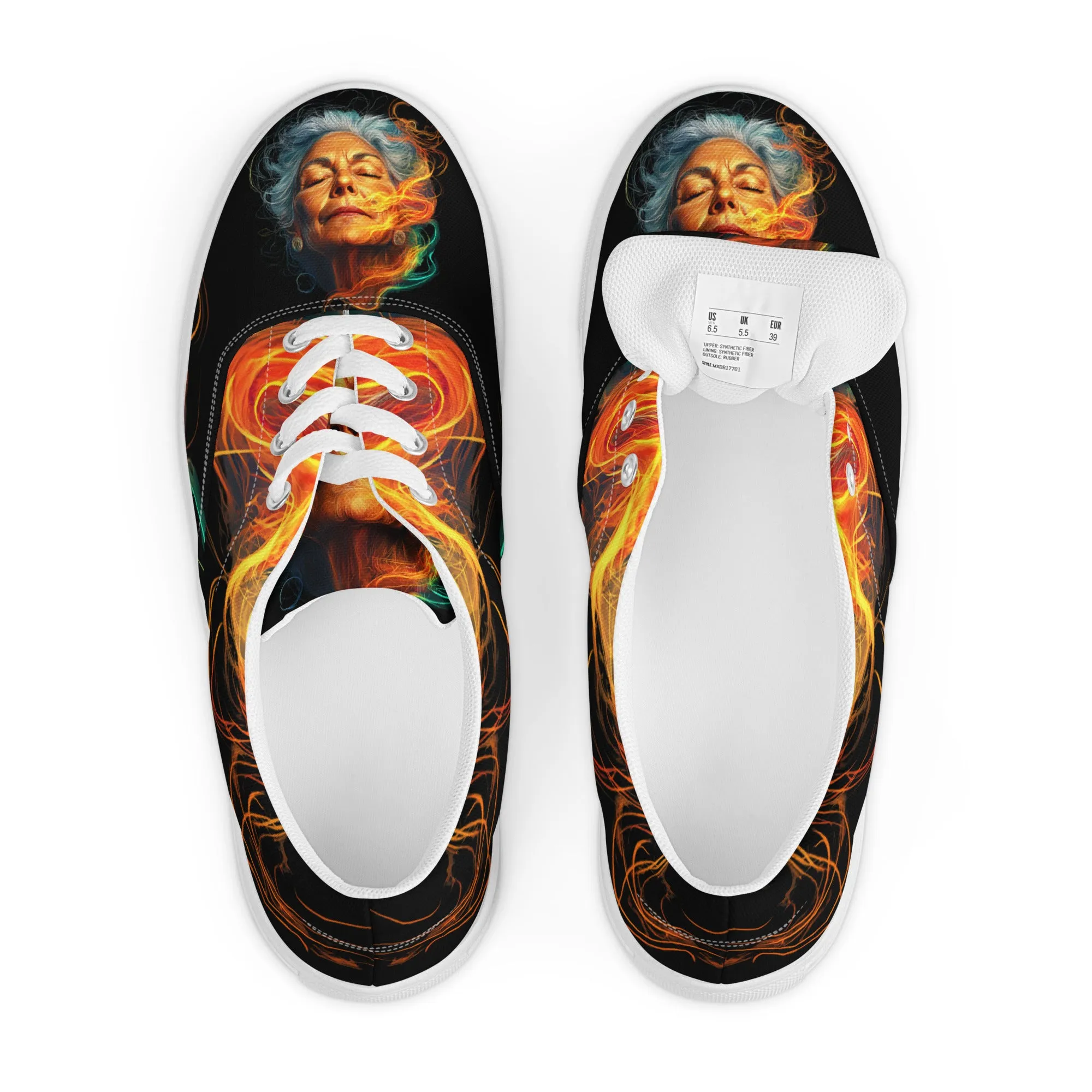 Divine Glow Women’s lace-up canvas shoes
