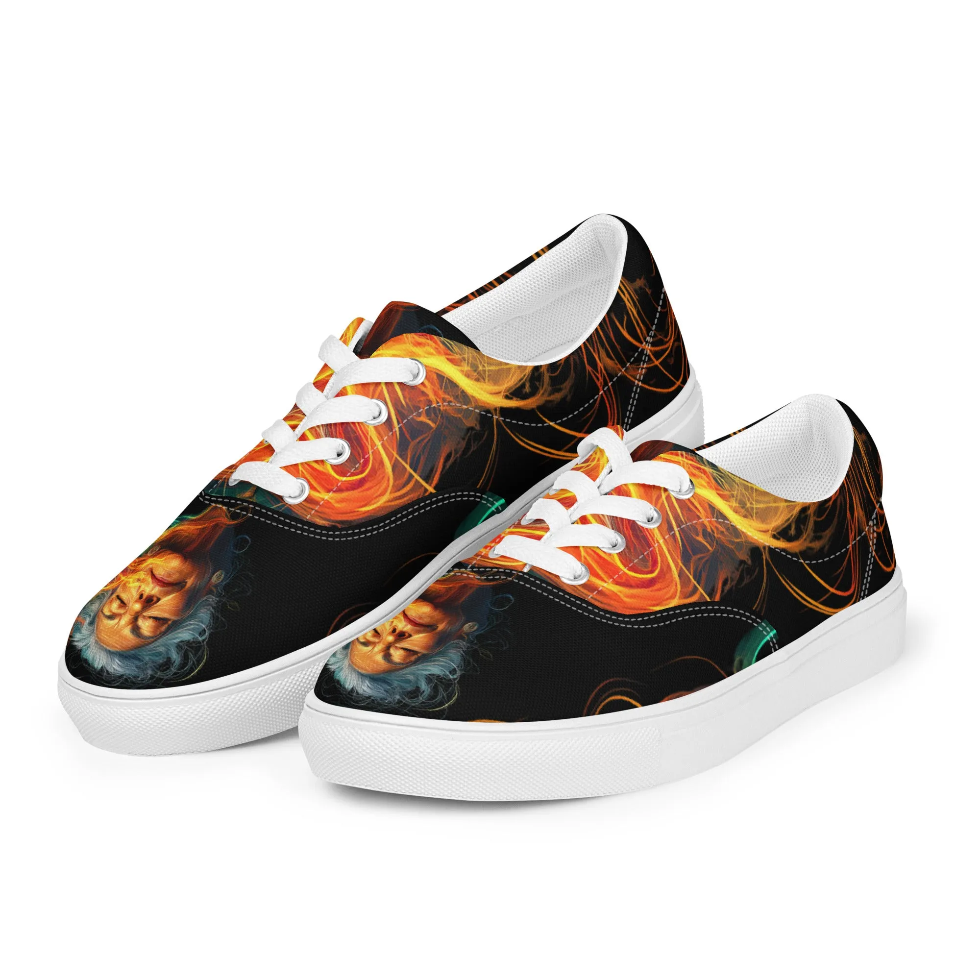 Divine Glow Women’s lace-up canvas shoes