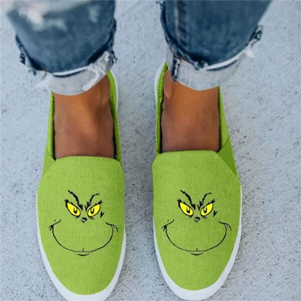 Fashion Cartoon Printing Canvas Shoes