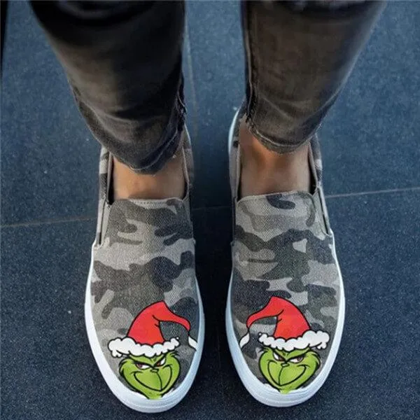 Fashion Cartoon Printing Canvas Shoes