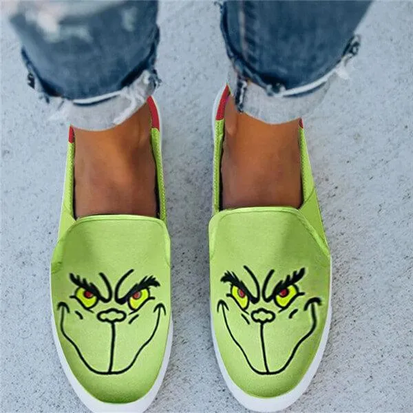 Fashion Cartoon Printing Canvas Shoes