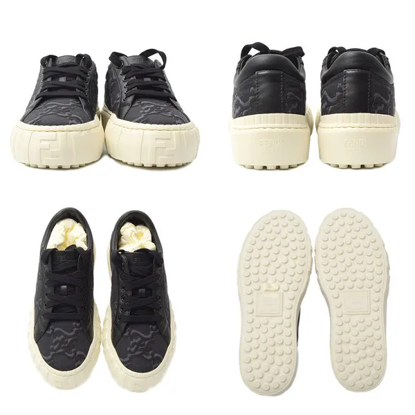 Fendi Women's Low-Top Sneakers Off-White/Black