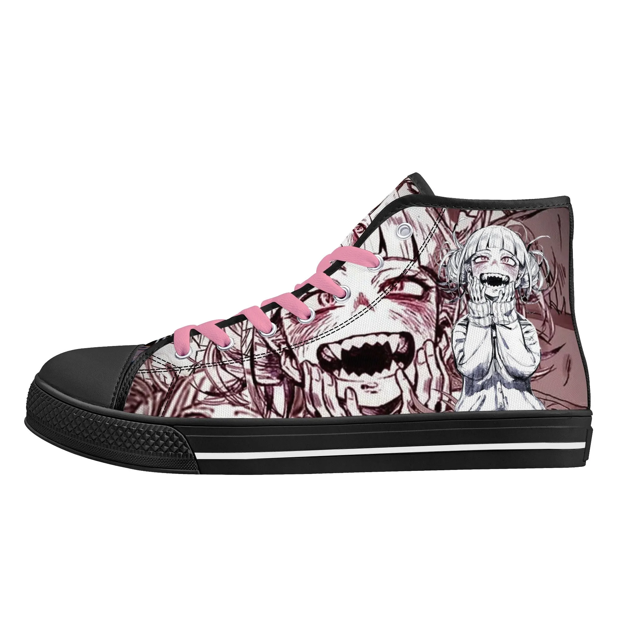 MHA Anime Womens High Top Canvas Shoes