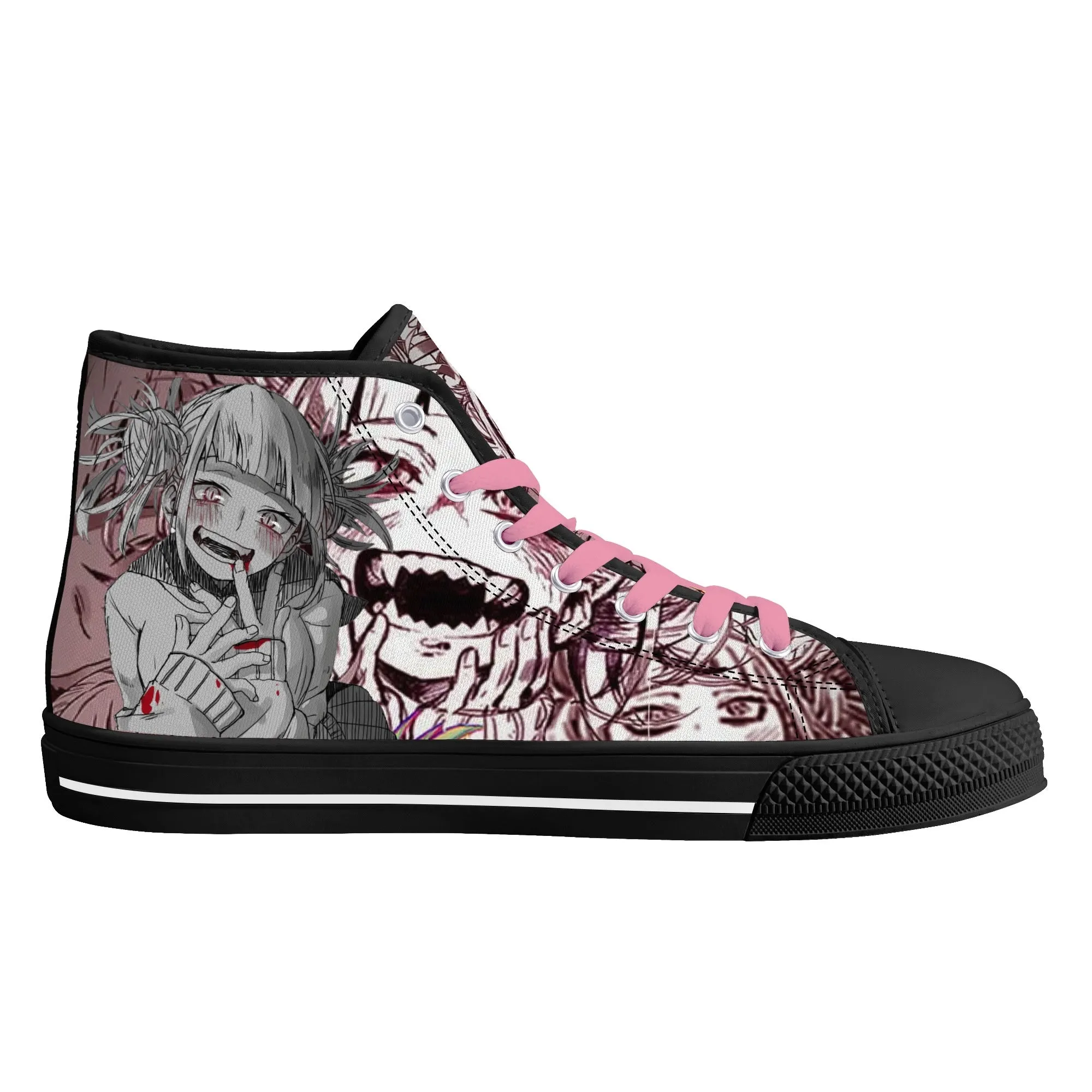 MHA Anime Womens High Top Canvas Shoes