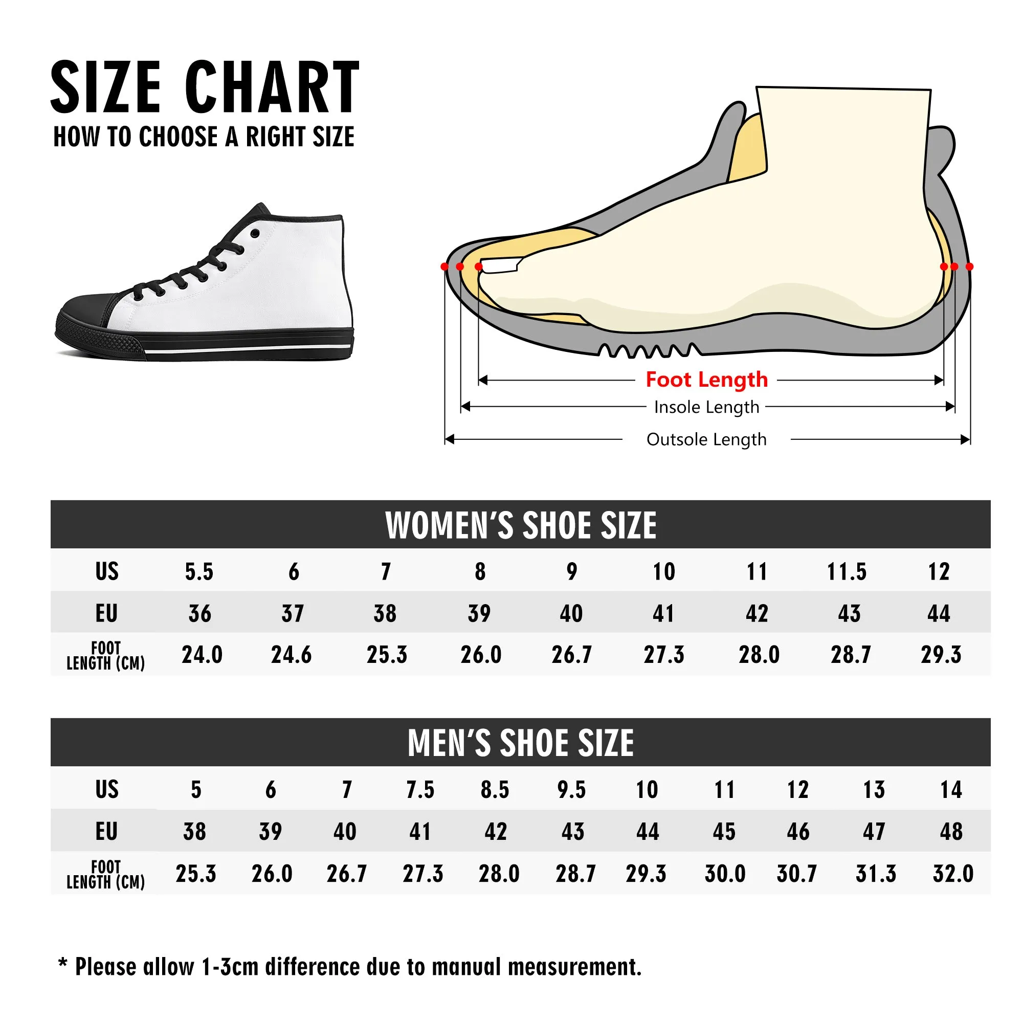 MHA Anime Womens High Top Canvas Shoes
