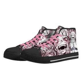 MHA Anime Womens High Top Canvas Shoes