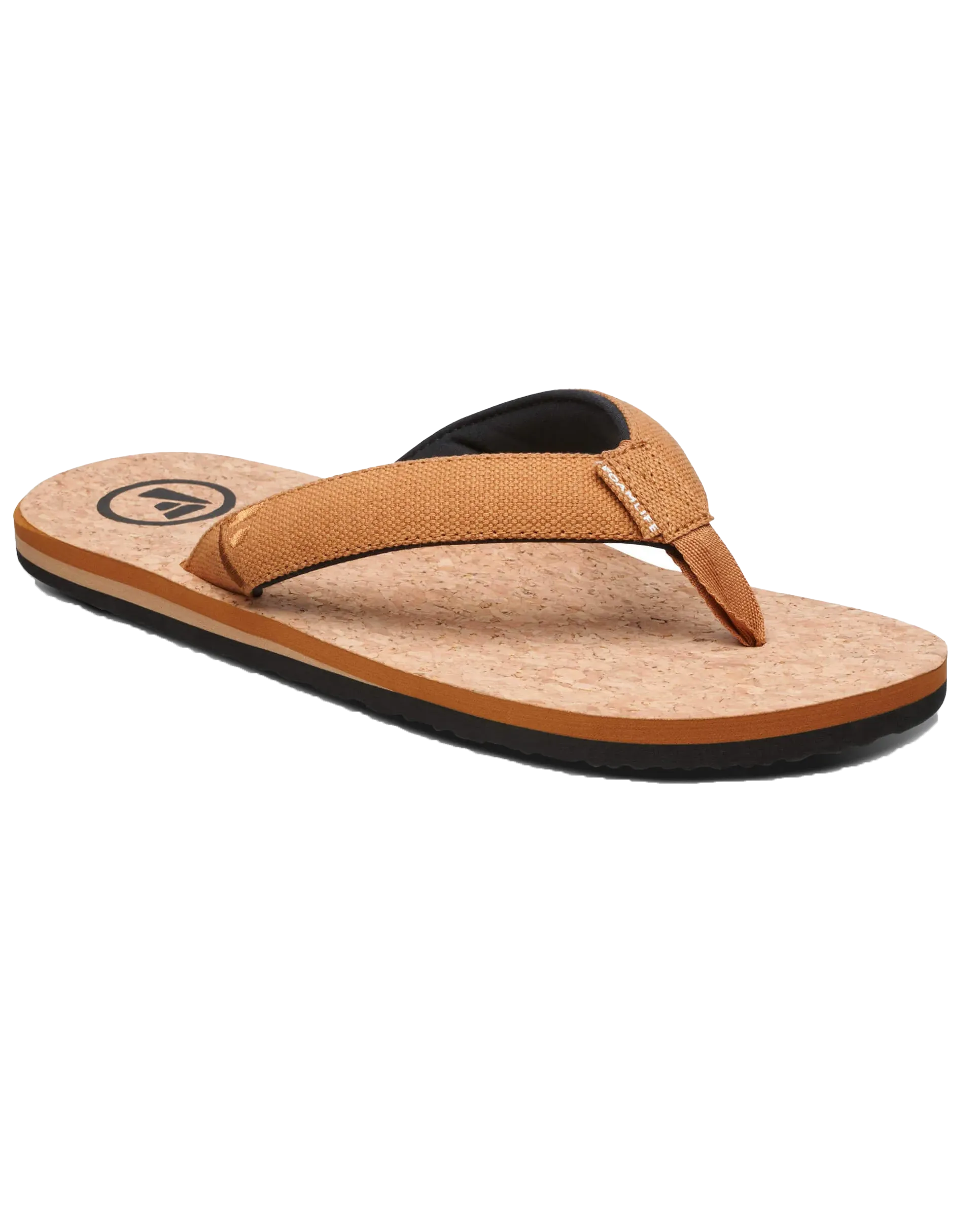 Mully Cork Flip Flops in Tan