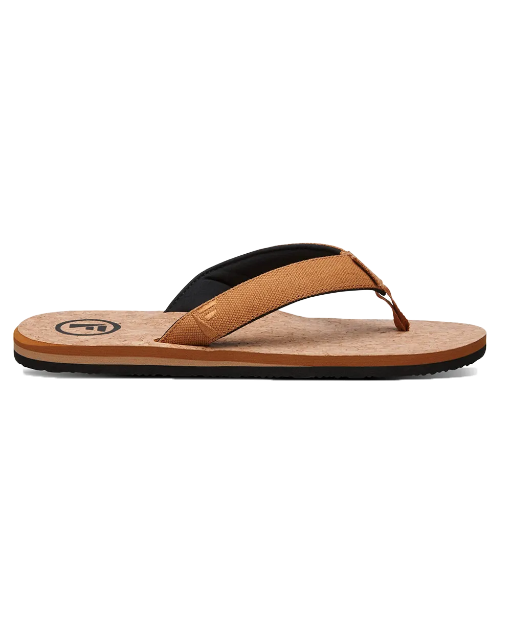 Mully Cork Flip Flops in Tan
