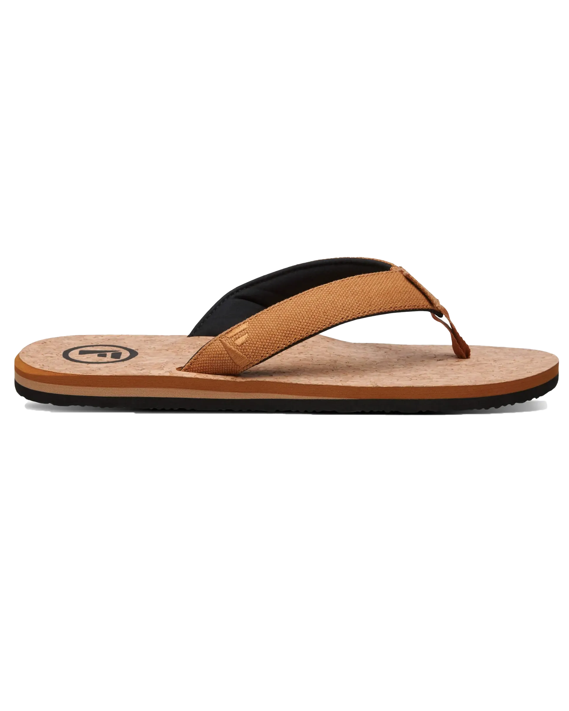 Mully Cork Flip Flops in Tan