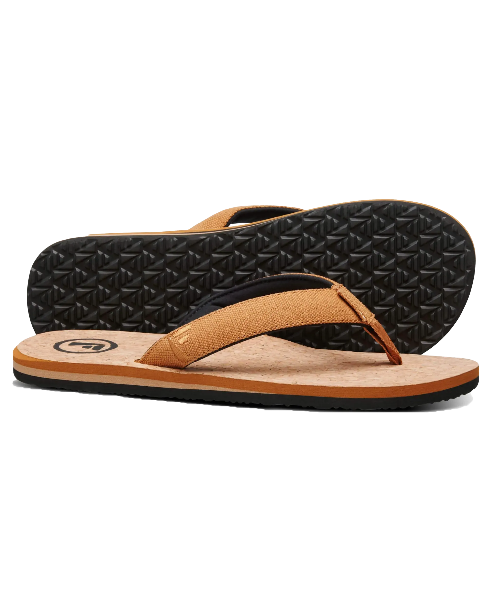 Mully Cork Flip Flops in Tan