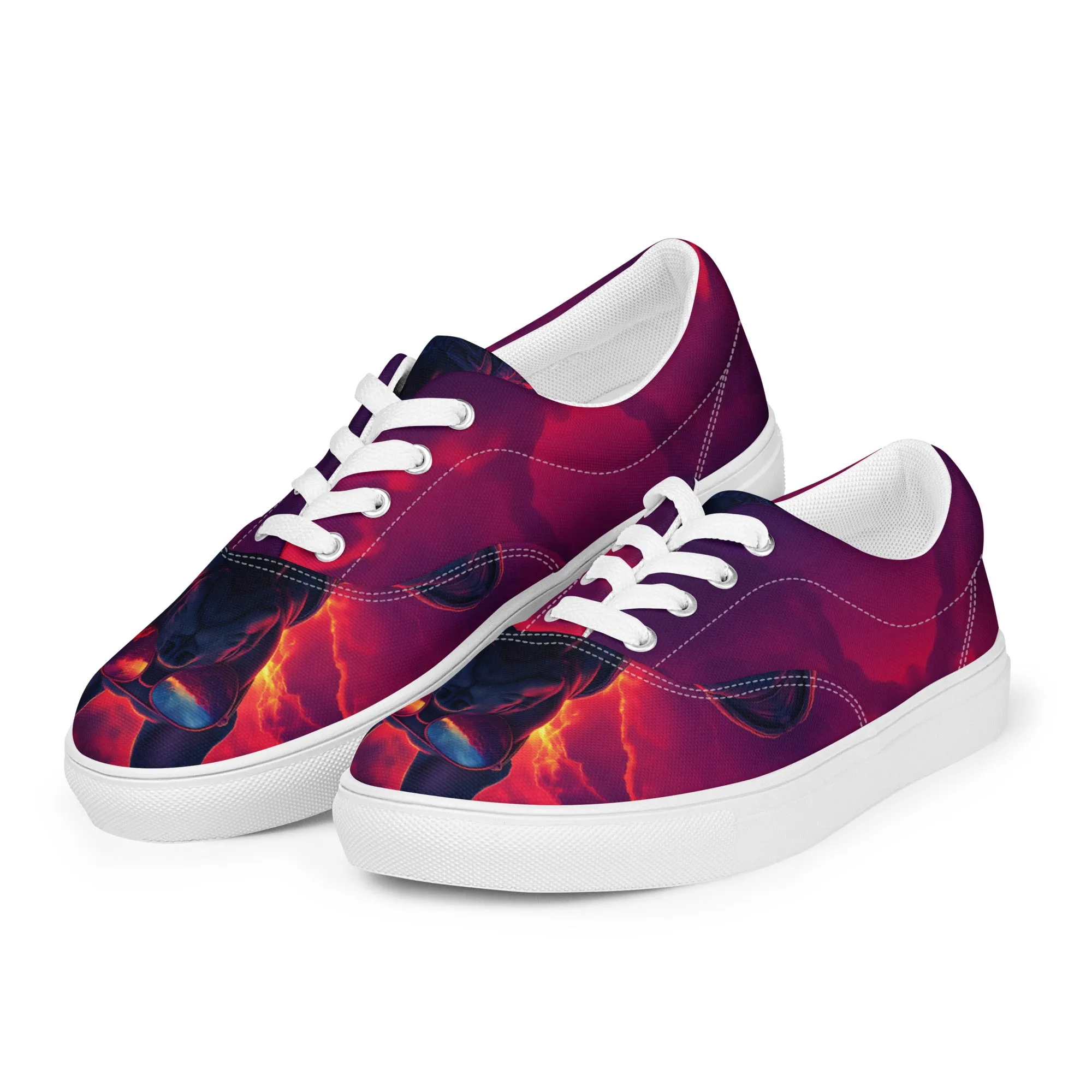 Paw-some Shades Women’s lace-up canvas shoes
