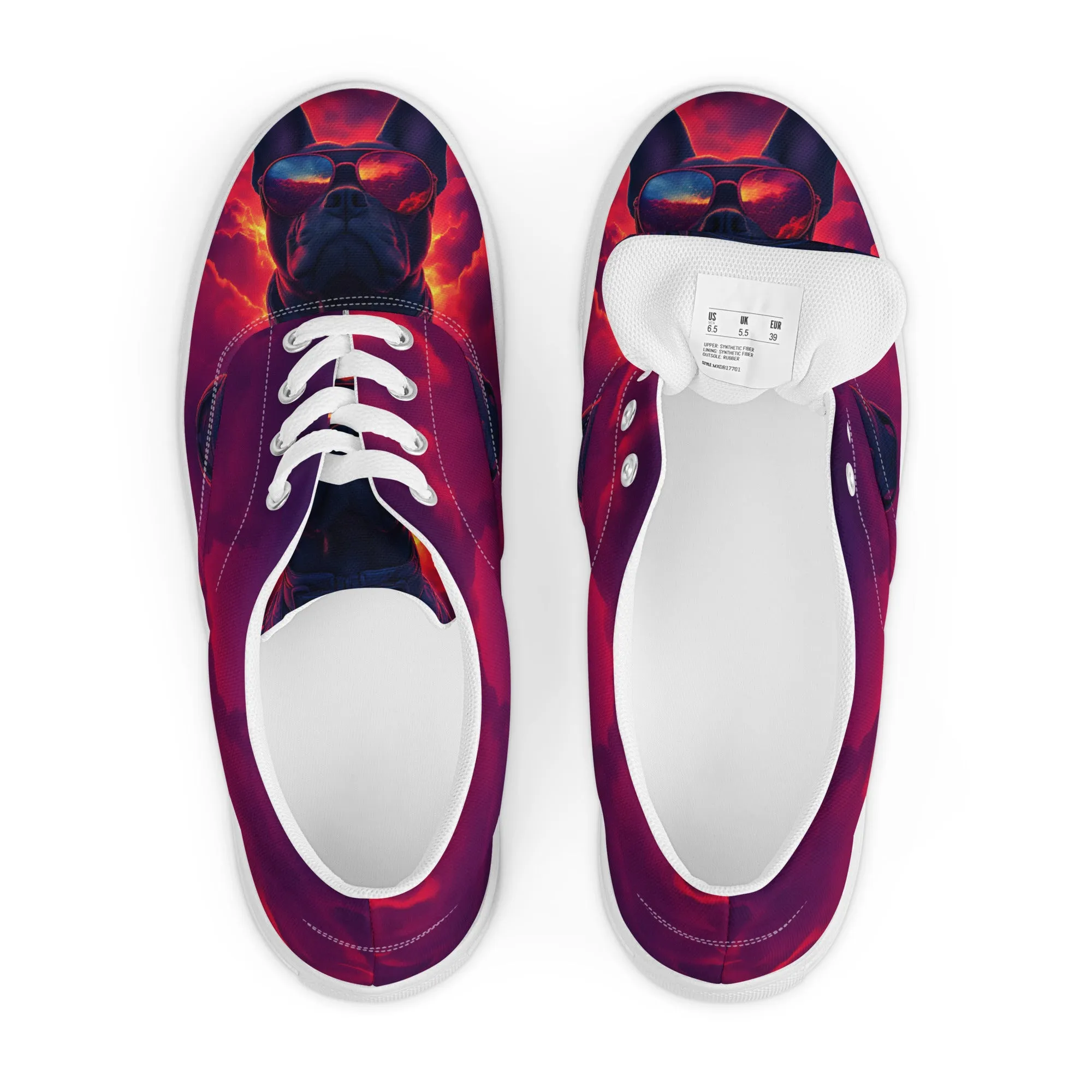 Paw-some Shades Women’s lace-up canvas shoes