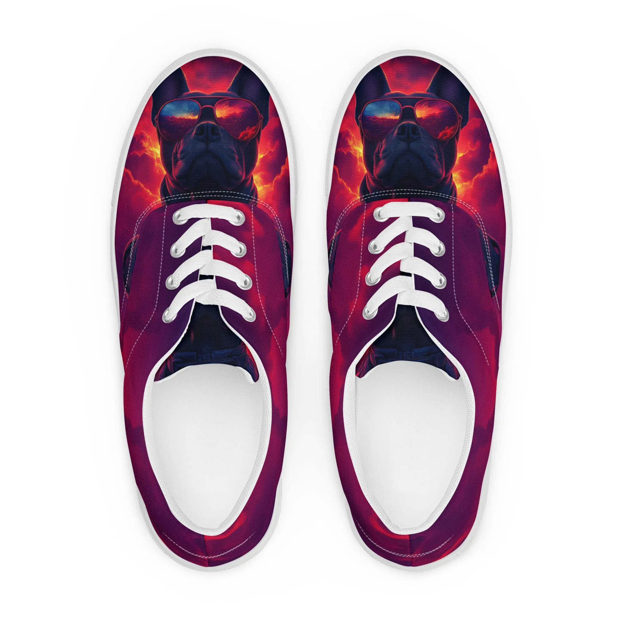 Paw-some Shades Women’s lace-up canvas shoes
