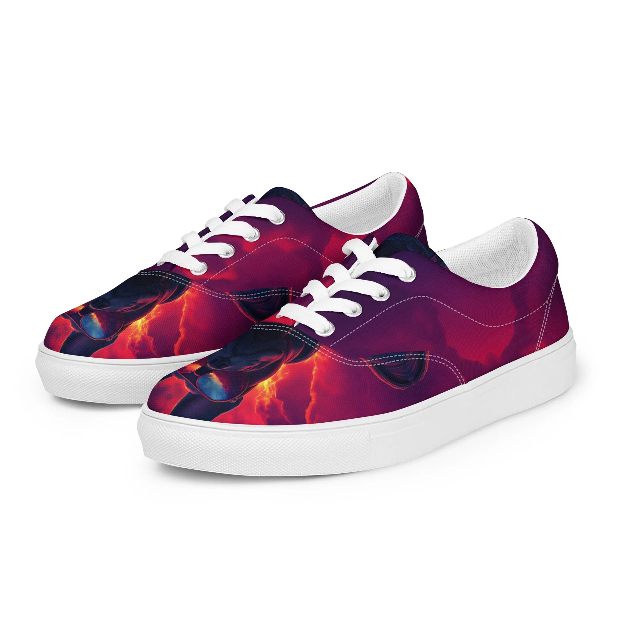Paw-some Shades Women’s lace-up canvas shoes