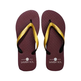 Samba Sol Men's Beach Collection Flip Flops - FSU Florida State