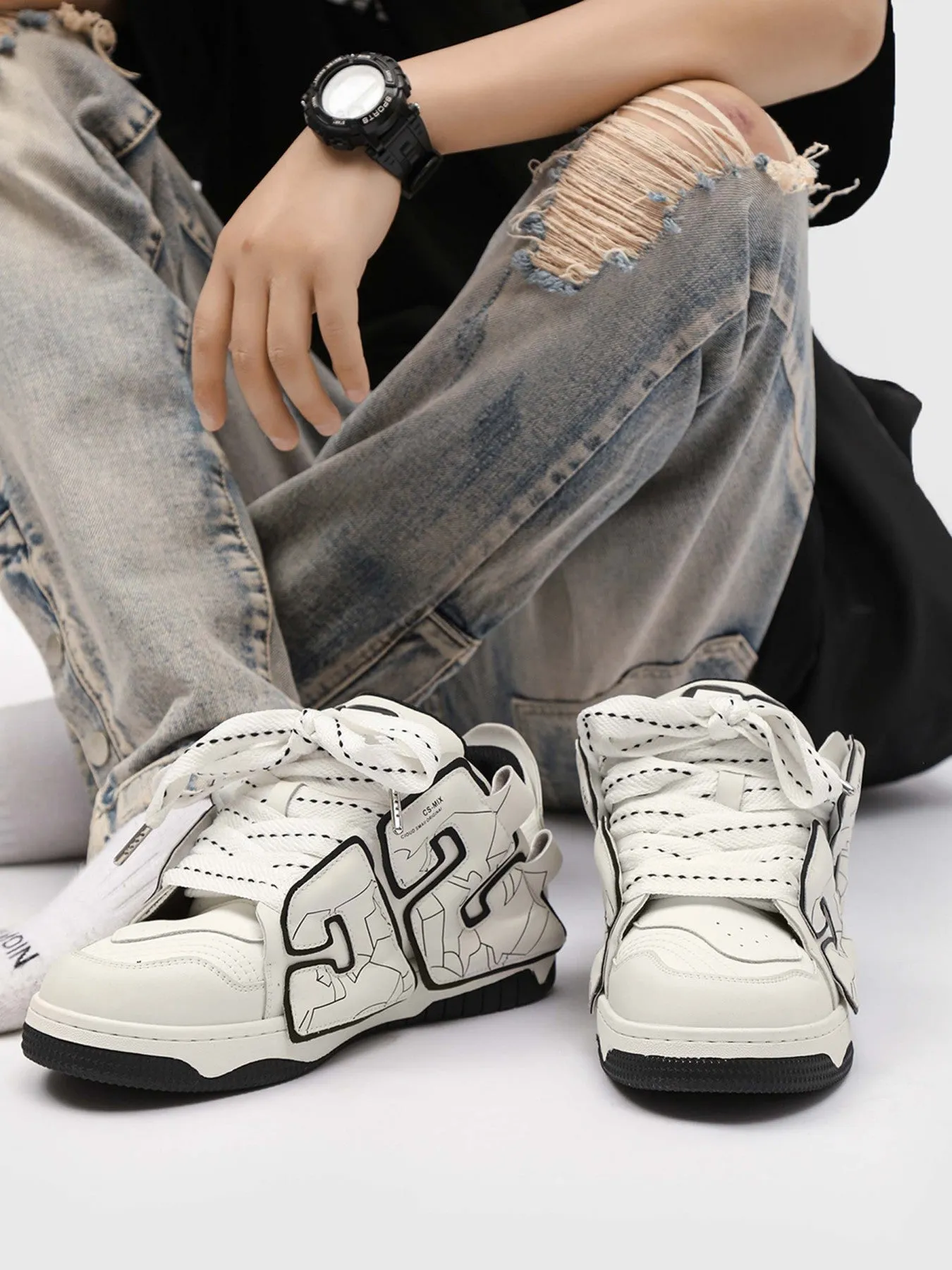 Sneakerhill Hip-hop Versatile Couple Board Shoes