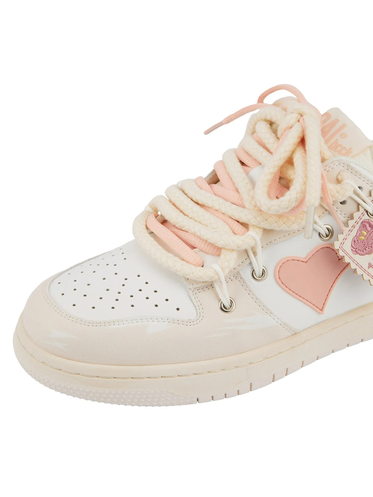 Sneakerhill Versatile Rose Stamp Print Board Casual Shoes - 1615