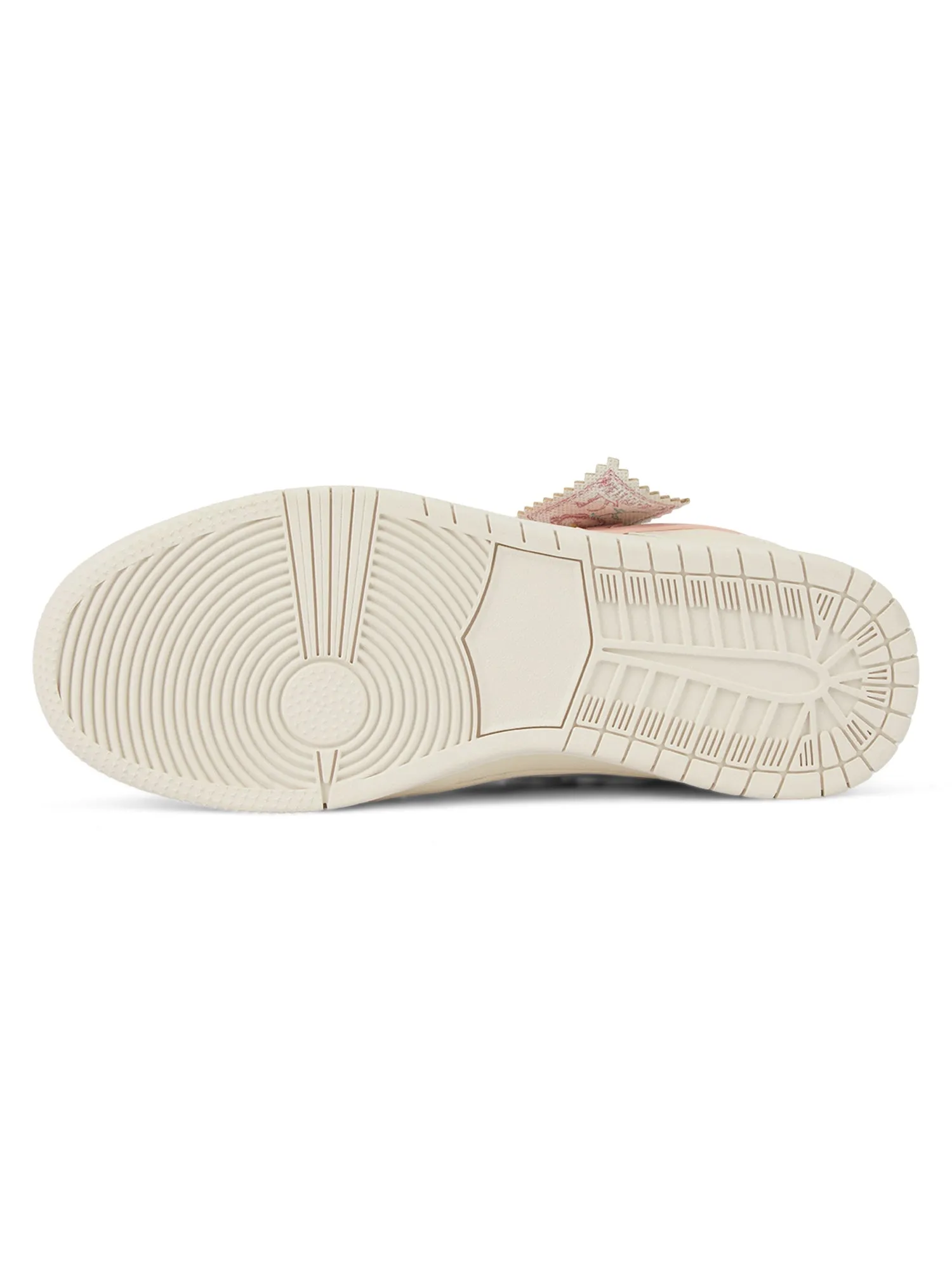 Sneakerhill Versatile Rose Stamp Print Board Casual Shoes - 1615