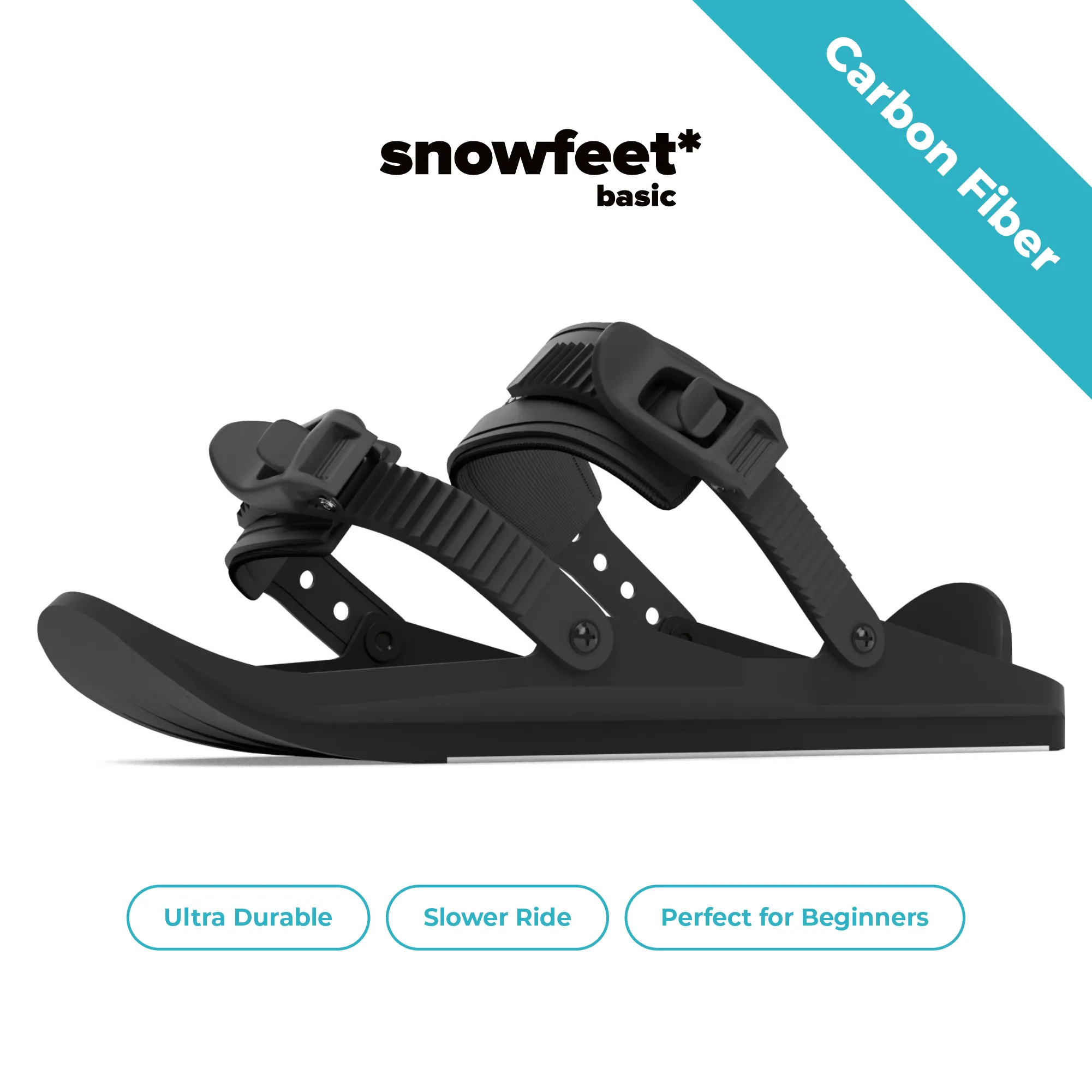 Snowfeet* | Mini Ski Skates | 38 CM