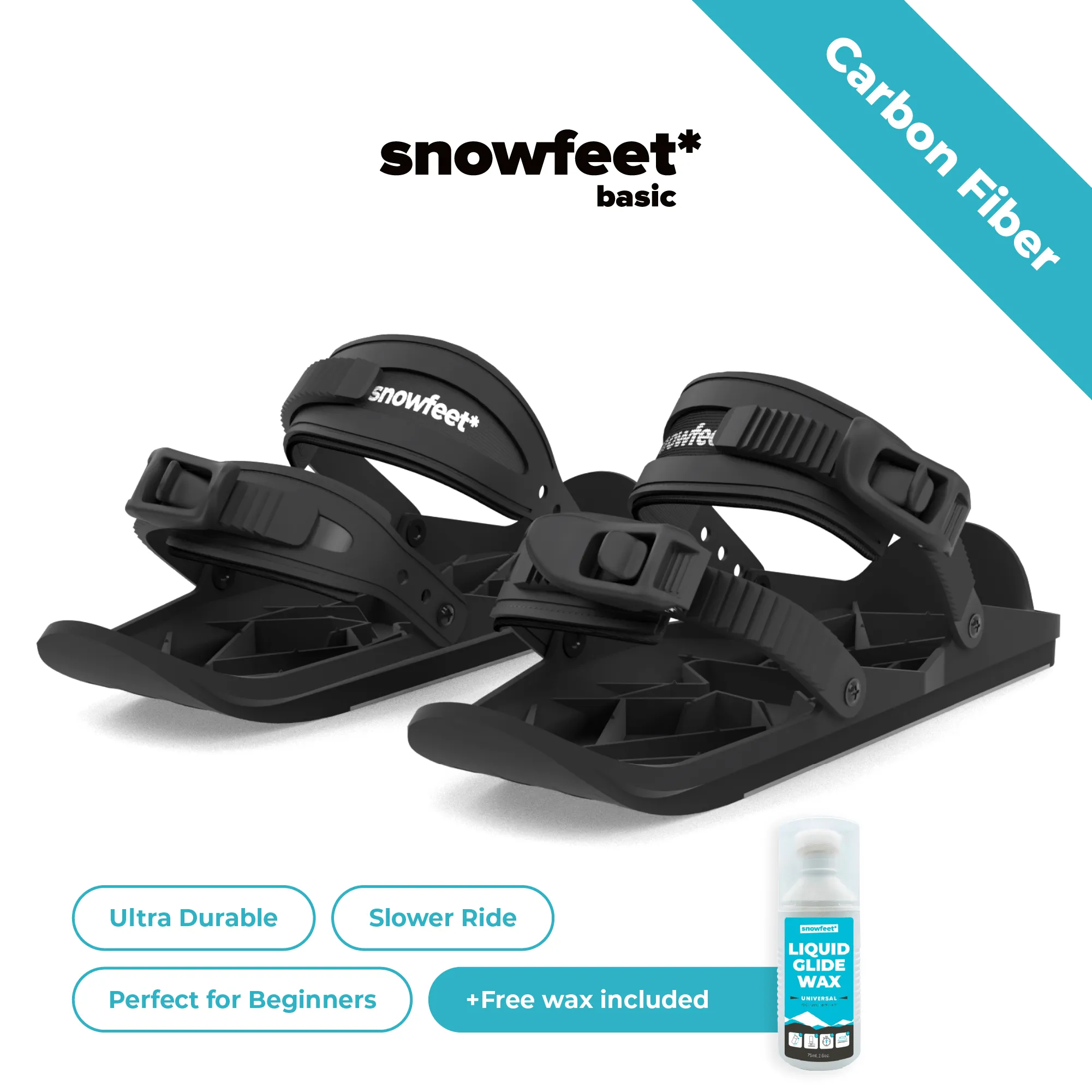 Snowfeet* | Mini Ski Skates | 38 CM