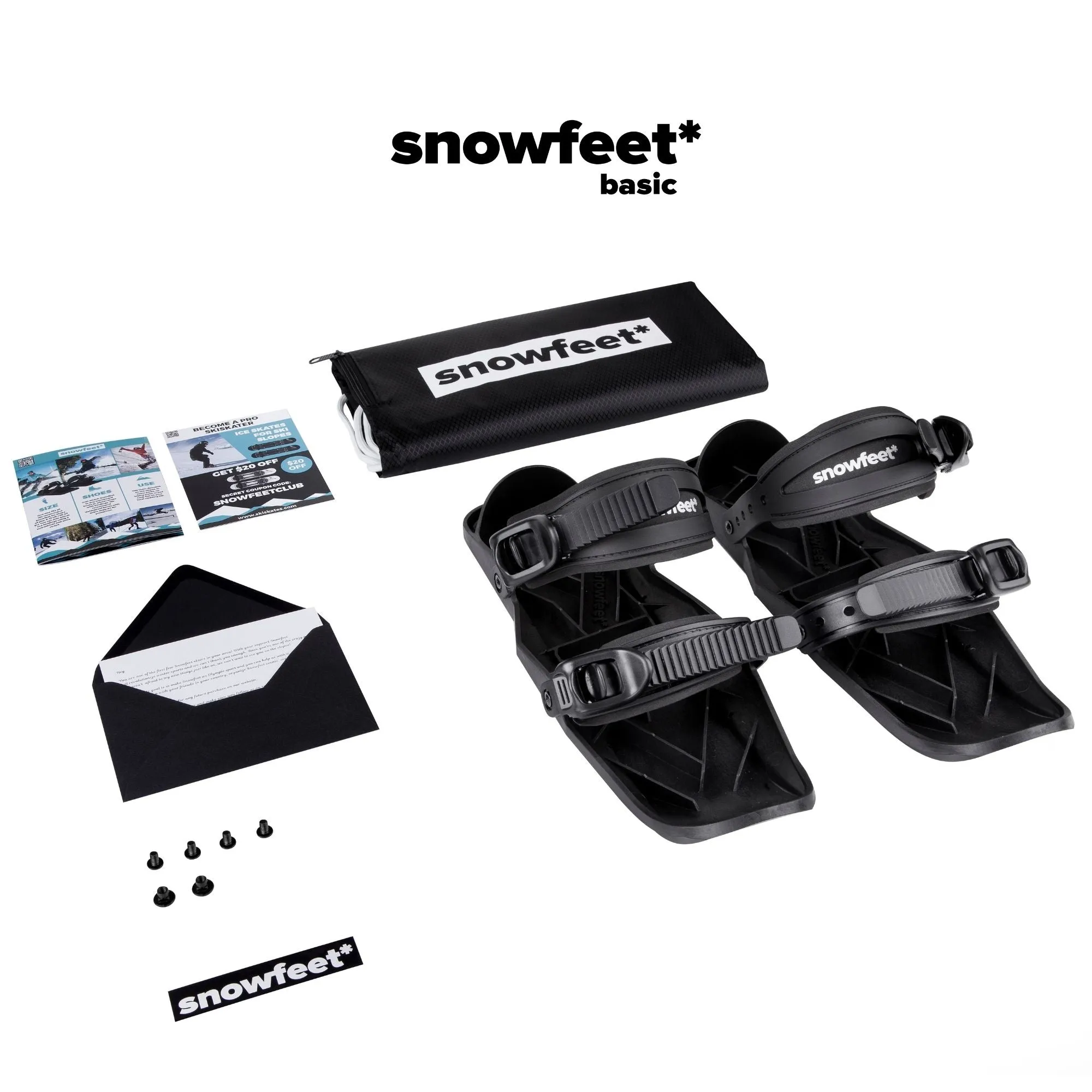 Snowfeet* | Mini Ski Skates Short Skis | Secret Sale