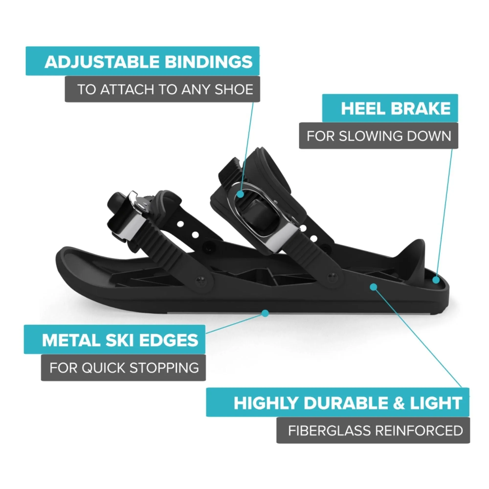 Snowfeet* | Mini Ski Skates Short Skis | Secret Sale