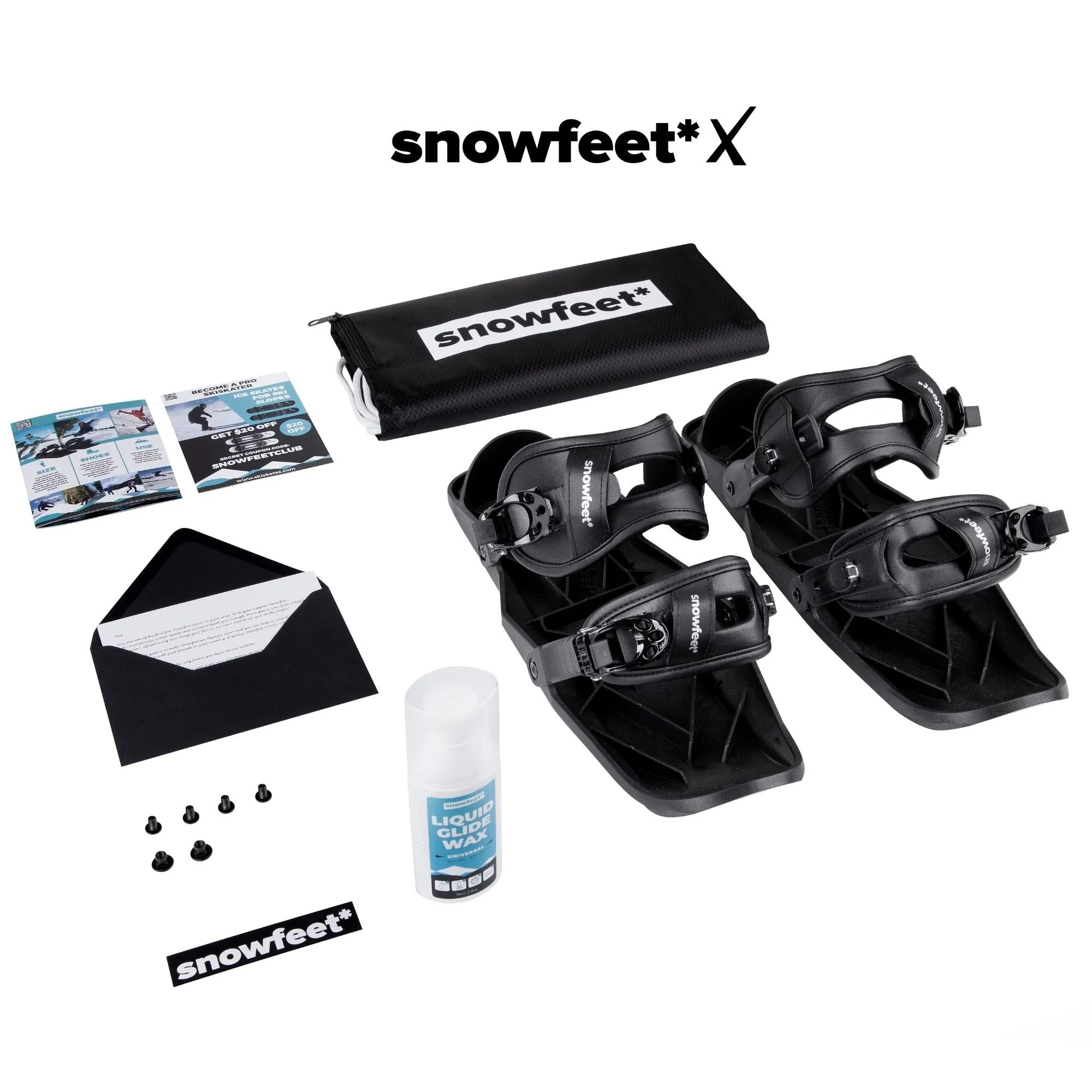 Snowfeet* | Mini Ski Skates Short Skis | Secret Sale