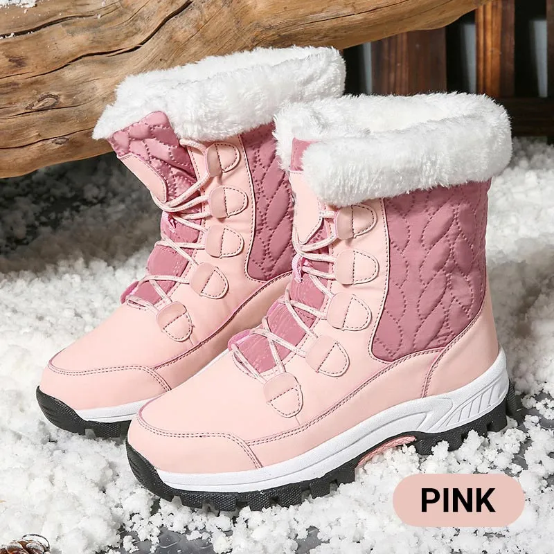 Women’s Trendy Outdoor Waterproof Non-Slip Snow Boots