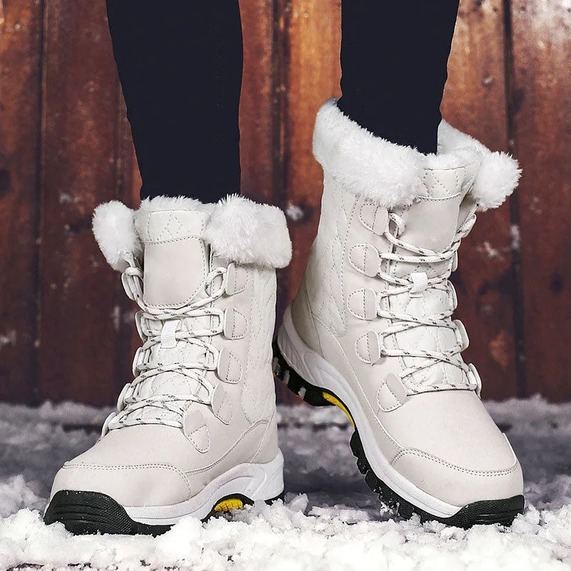 Women’s Trendy Outdoor Waterproof Non-Slip Snow Boots